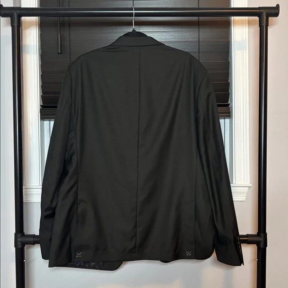 Robert Graham Wool Black Men's Blazer with Patterned Lining. NWOT - Picture 5 of 7